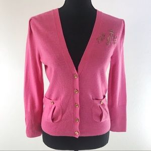 Juicy Couture Pink Cardigan